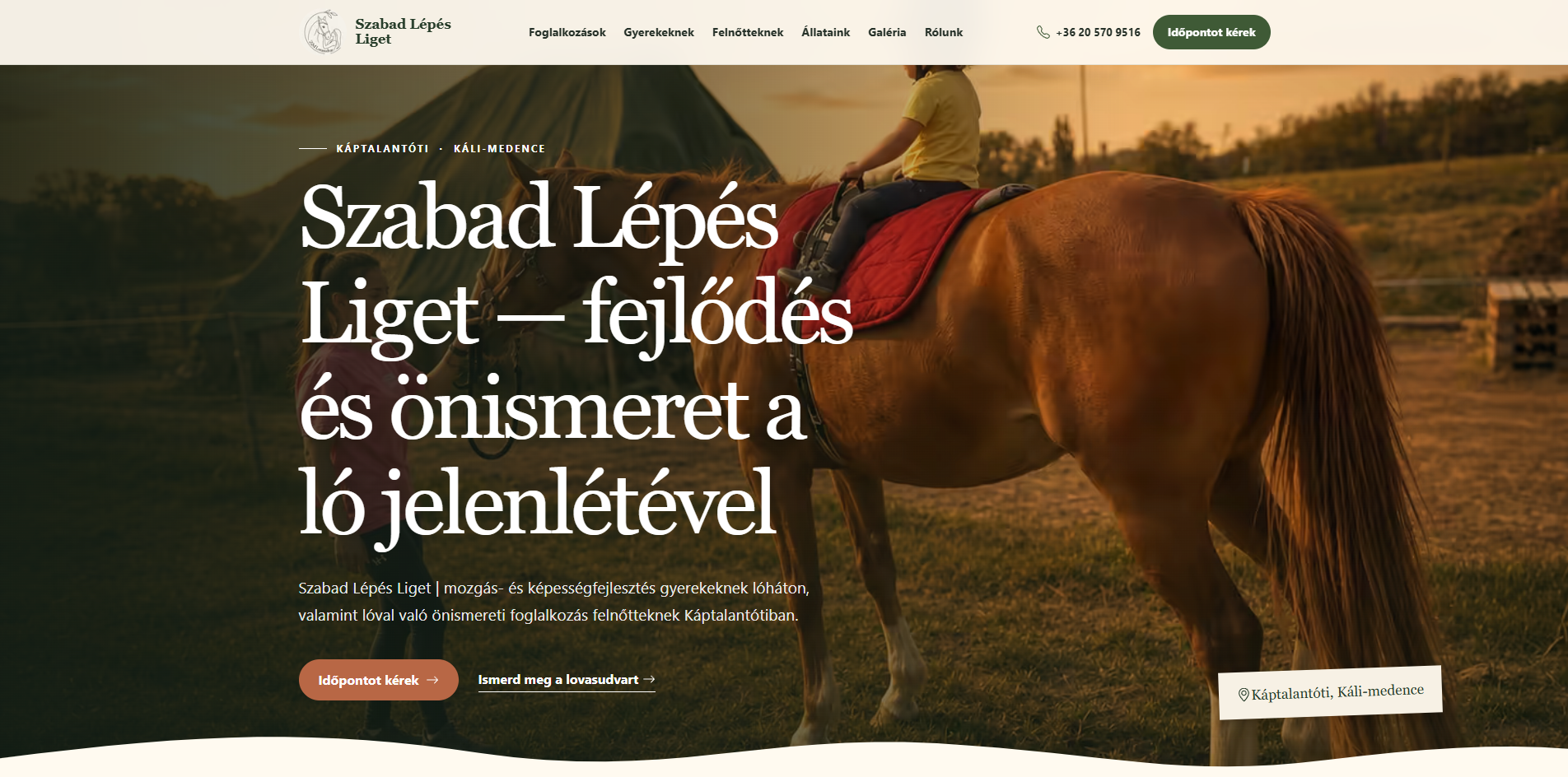 ZsM Lovasudvar weboldal